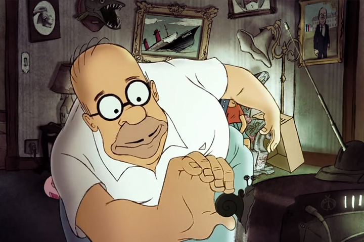 the Simpsons Intro by Sylvian Chomet