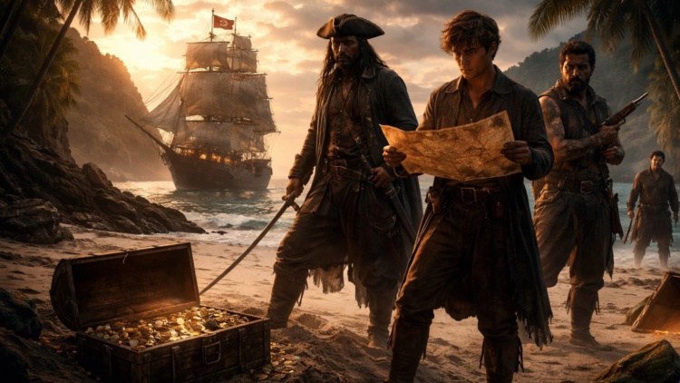 Treasure Island: MGM+ och Paramount+ beställer ny serie