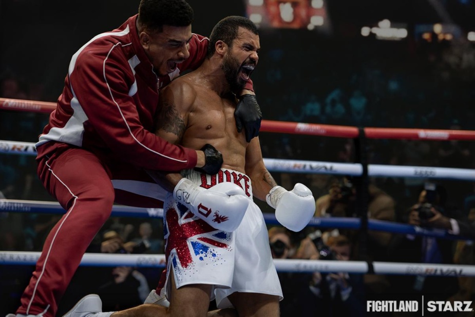 Jurell Carter som Calvin Kilroy och Howard Charles som Duke Kilroy i Fightland