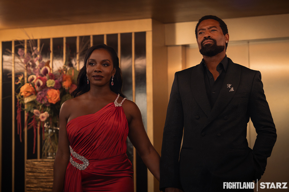 Deborah Ayorinde som Joy Marshall och Nicholas Pinnock som Kingsley Marshall i Fightland